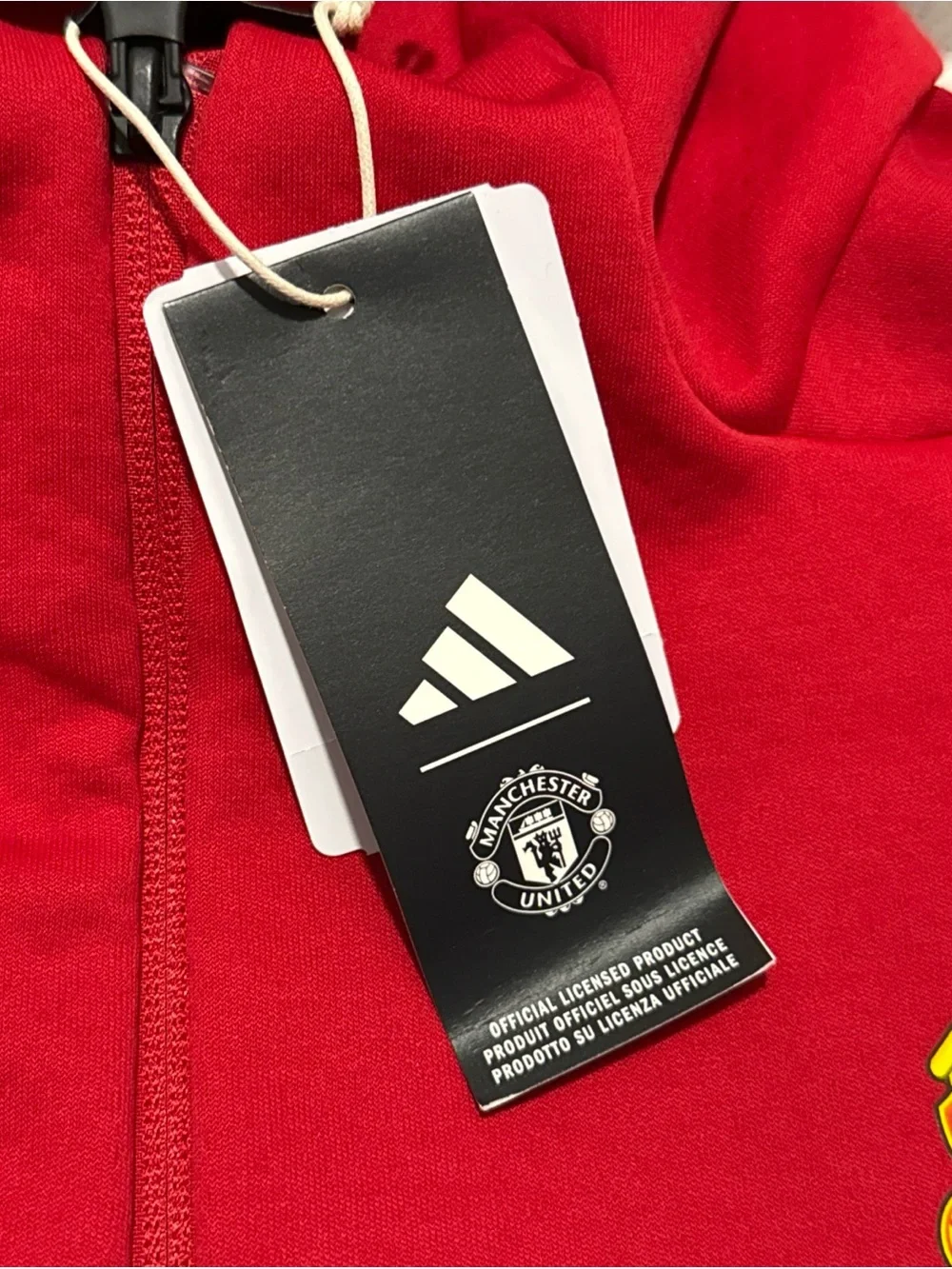 New Adidas Manchester United Z.N.E. Anthem Track Jacket Red Men’s Size XL JN2901